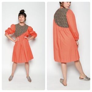 New! Batsheva Strawberry Sash Dress in Strawberry/Daisy print 🍓size 2